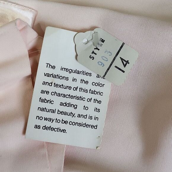 NWT Vintage stunning Lew Magram women's light pink double breast blazer 14 - Picture 8 of 11